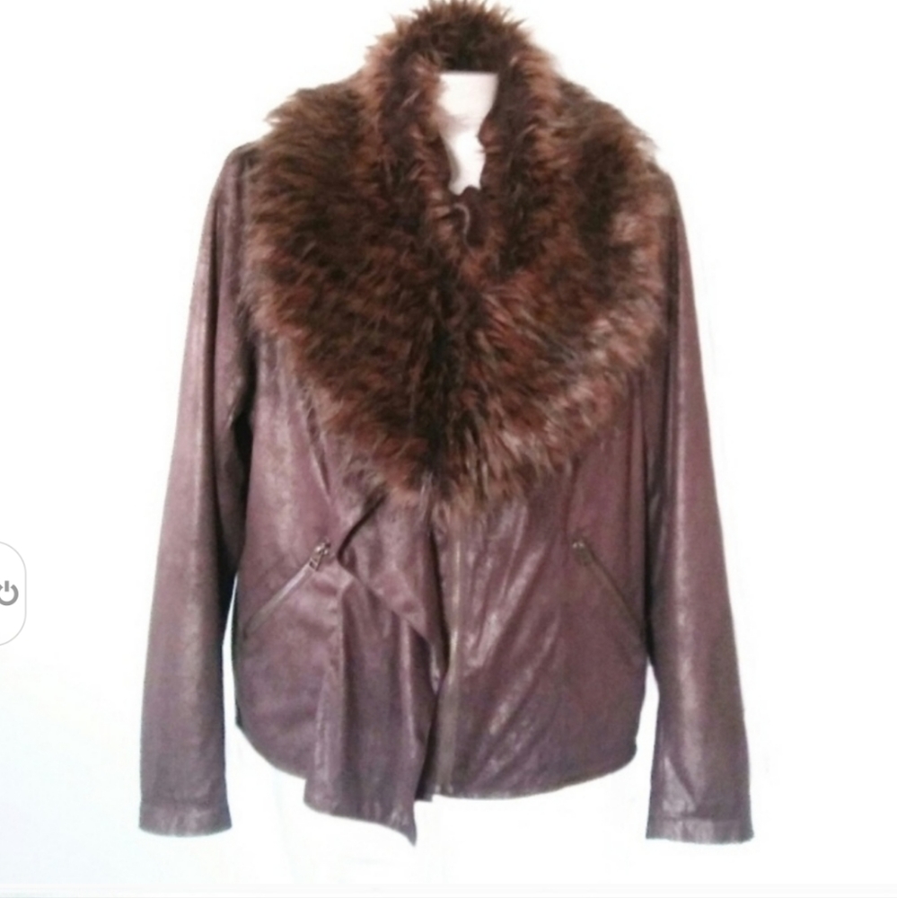 Gorgeous Bagatelle Faux Leather Jacket